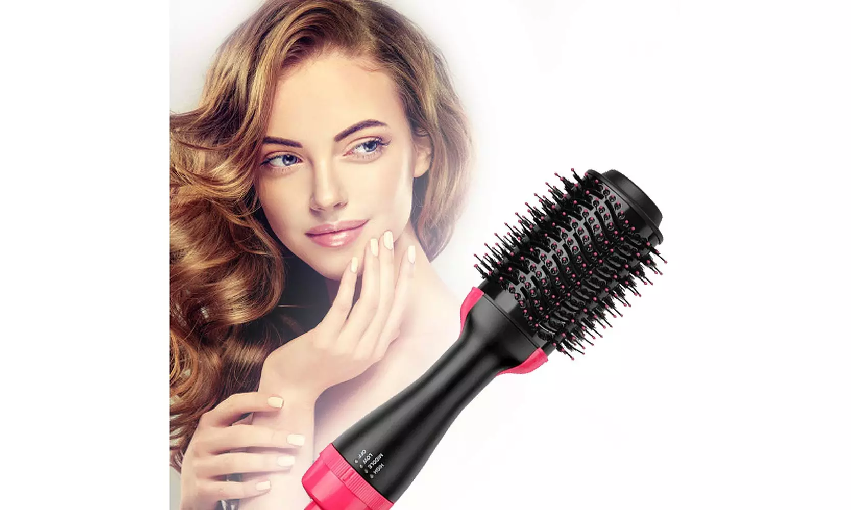 Hot Air Brush One Step Hair Dryer Brush & Volumizer Styler for Straightening - Second Medium