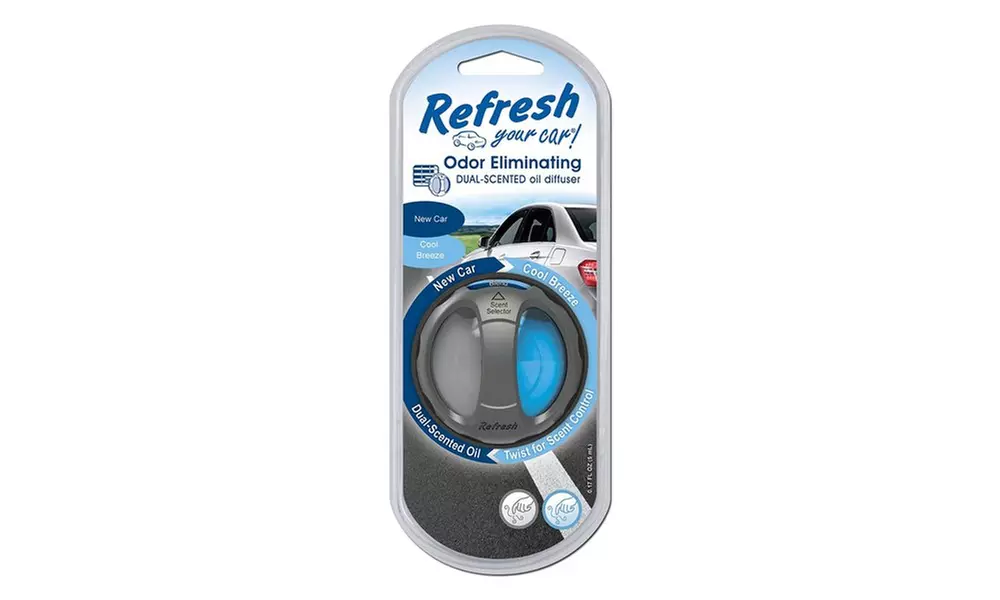 Refresh Scented Oil Interior Car Diffuser (4-Pack)