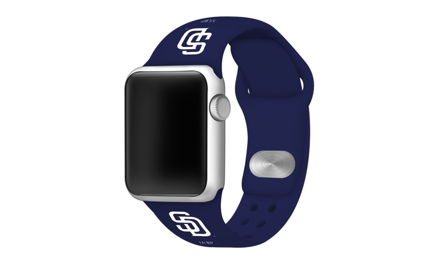 Image 83: Game Time MLB Silicone Band for 38/40mm or 42/44mm Apple Watch