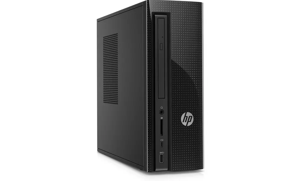 HP Slimline Desktop Computer with 3.2GHz AMD A9 Processor, 8GB RAM, and 2TB HDD (Manufacturer Refurbished) - Second Medium