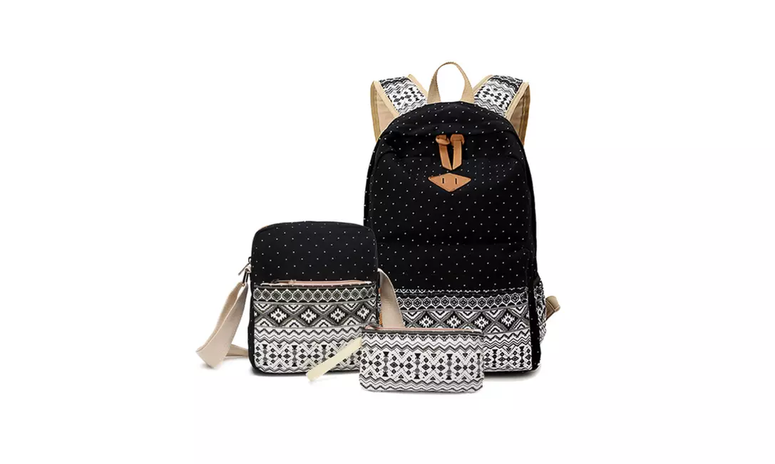 Womail Casual Lightweight Canvas Laptop Bag/Shoulder Bag/back to School Backpack - Primary Image