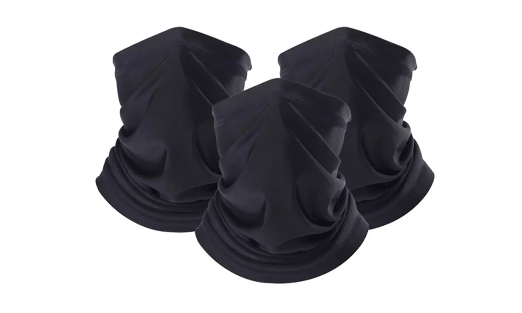 3-Pack: Multi-Functional Everyday Neck Gaiter and Face Mask - Second Medium