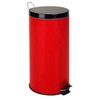 Image 2: Honey-Can-Do International TRS-03026 30L Round Step Can - Ruby Red