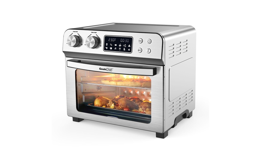 10-in-1 Air Fryer Toaster Oven 24QT Convection Digital Control 1700W ...