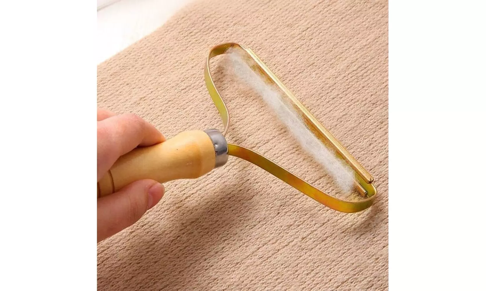 2 Pack Portable Lint Remover -Reusable Double Sided Lint Remover Brush - Primary Image