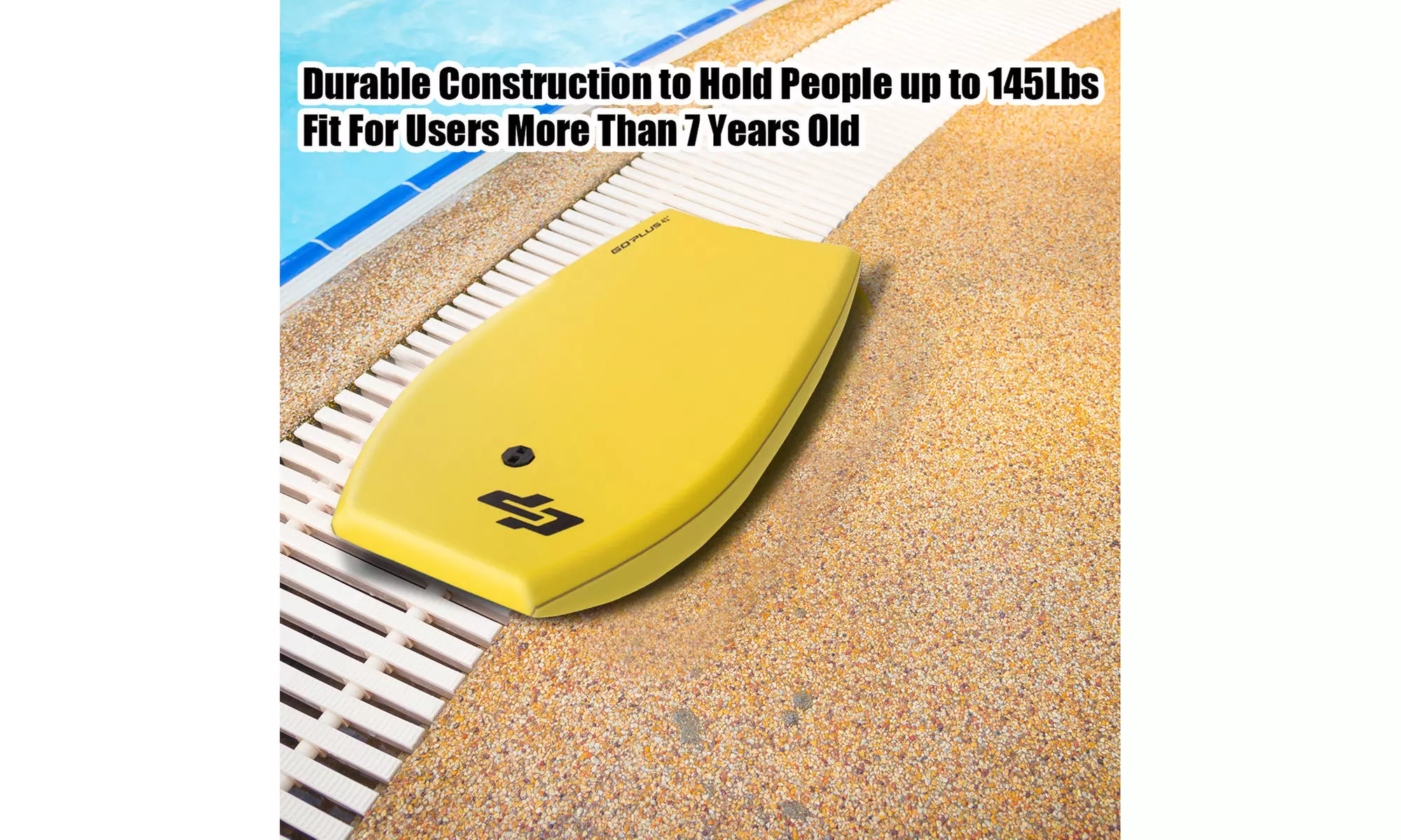 42'' Lightweight Super Bodyboard Surfing W/Leash IXPE Deck EPS Core Boarding
