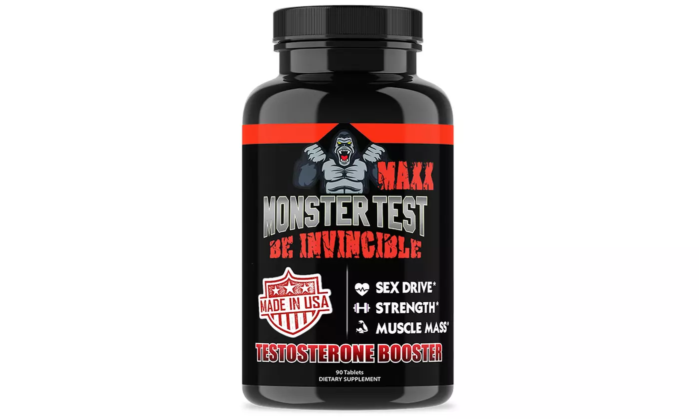 Angry Supplements Monster Test Maxx, Nitric Oxide Booster, PM Sleep Aid Combo