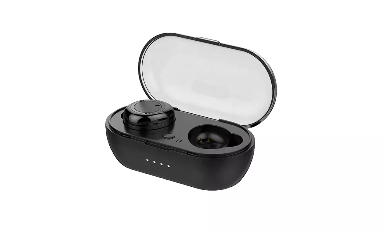 Marquee Tech True Wireless IPX Waterproof Earbuds with Charging Box - Primary Image