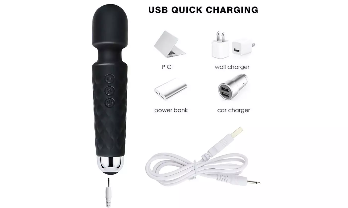 Wireless Dildos AV G Spot Vibrator Magic Wand Massager Rechargeable Waterproof 