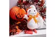 Cute Ghost Plush Toy Kids Soft Stuffed Toy Halloween Trick or Treat Gifts, White - Second Medium