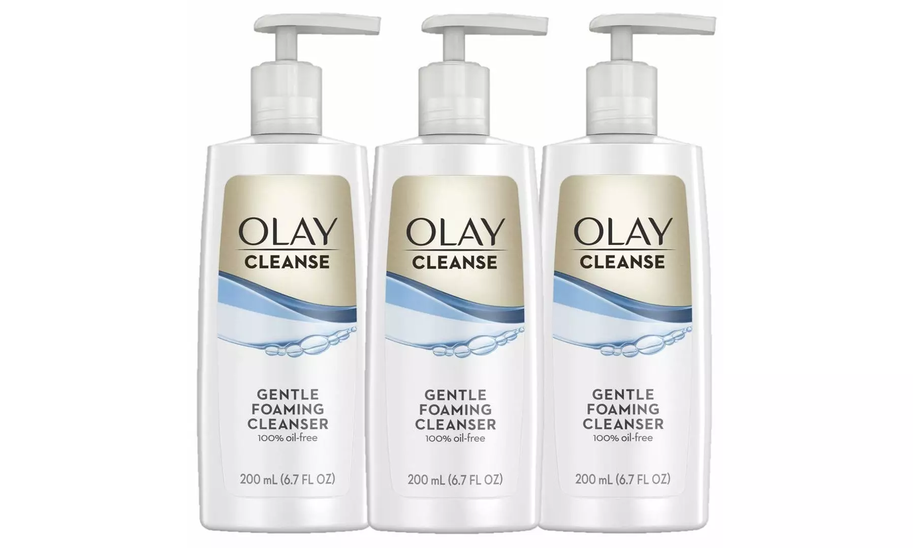 Olay Cleanse Gentle Foaming Face Cleanser for Sensitive Skin, Fragrance Free - Primary Image