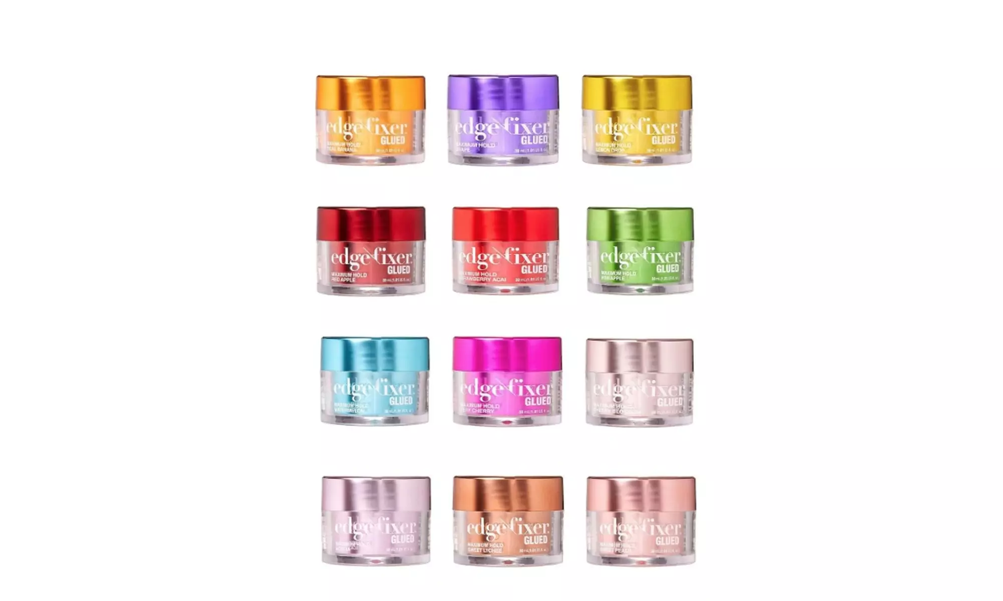 Kiss Edge Fixer Glued Maximum Hold x Saweetie Hair Gel 1 oz, 12 Fruity Scent - Primary Image