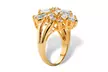 Marquise-Cut Crystal 18k Gold-Plated Ring MADE WITH SWAROVSKI ELEMENTS - Second Medium