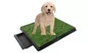 iMounTEK 3-Layer Pet Dog Artificial Grass Potty Pad Training Mat with Tray