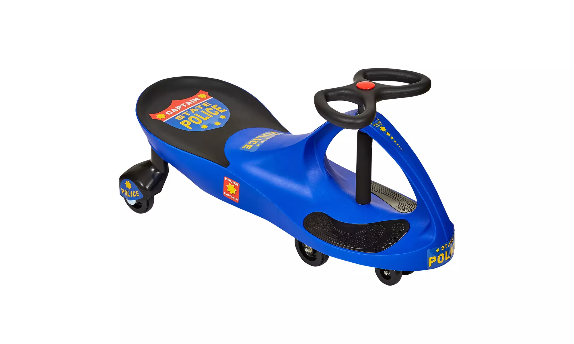 Twist Wiggle ZigZag Car Pretend Play Firefighter Police Ambulance Ride on Toy - Primary Image
