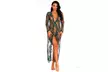 Lingerie for Women Sexy Long Lace Dress Sheer Gown See Through Kimono Robe - Second Medium