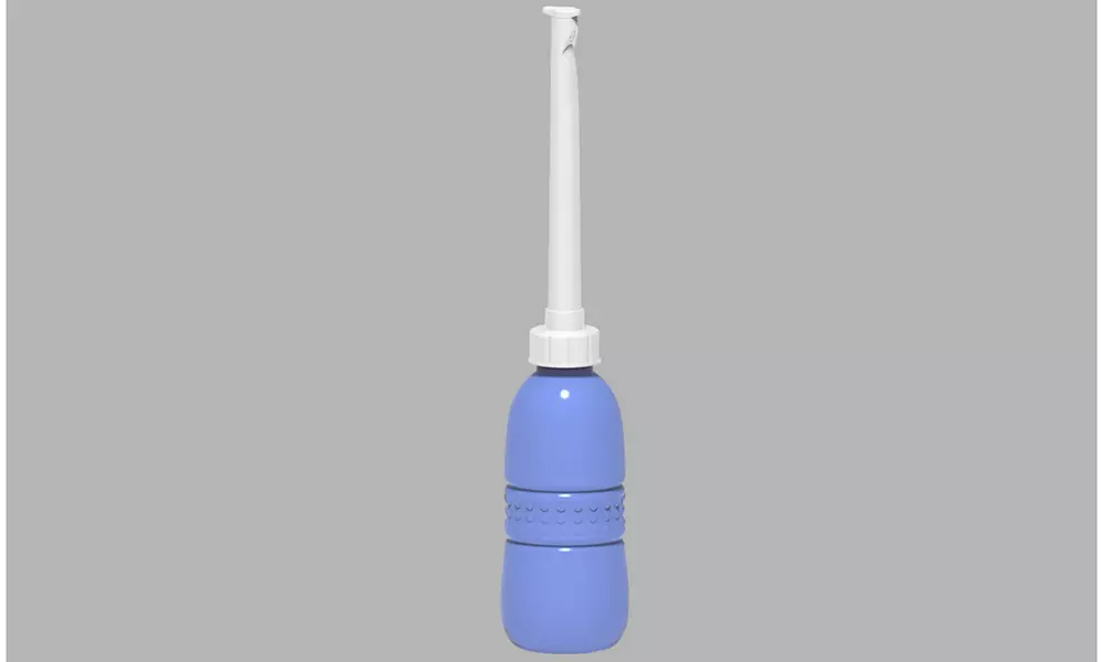Portable Travel Bidet with Long Collapsible Flush Nozzle - Second Medium