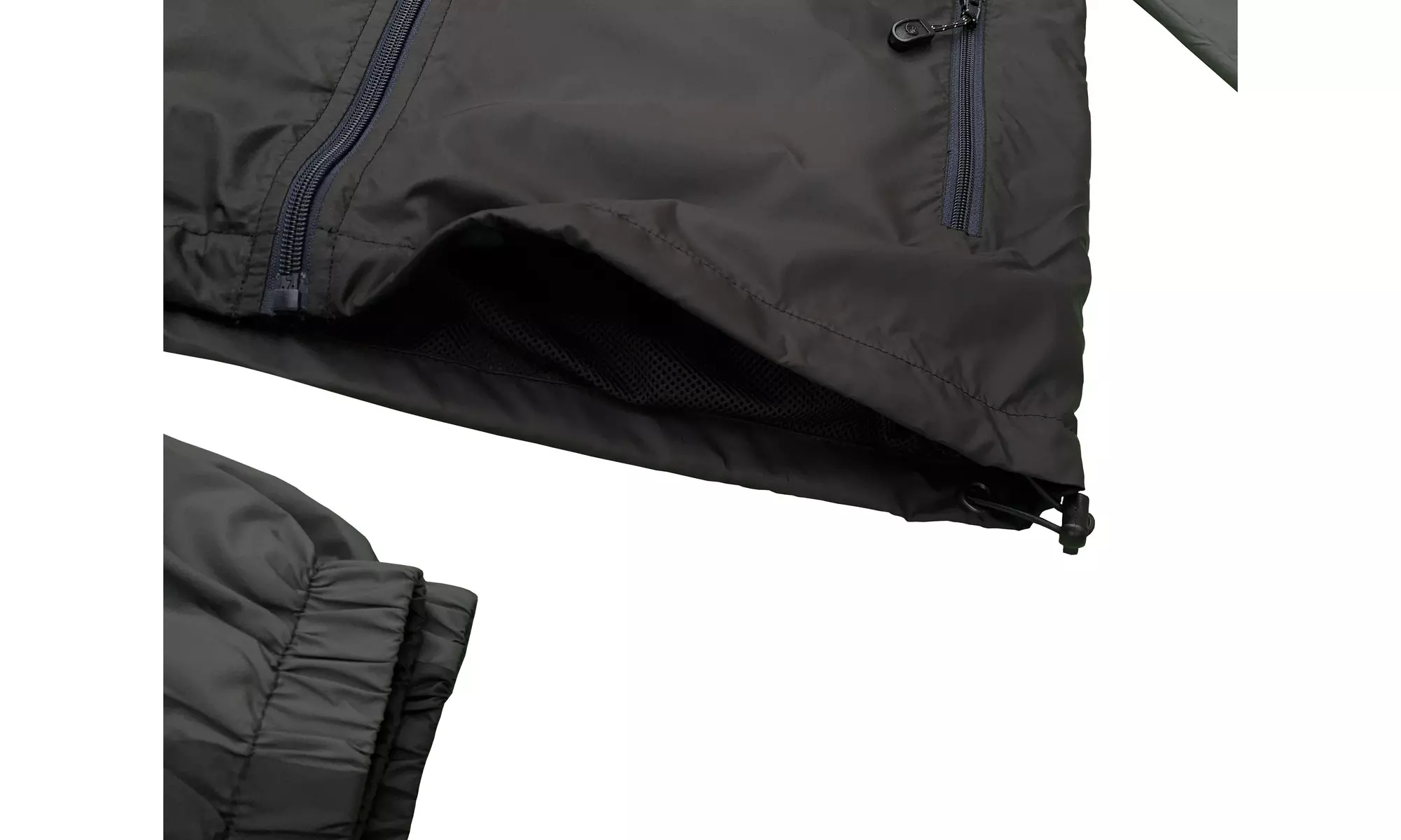 Men's 2-Piece light weight Windbreaker Suit Sauna GYM Set with Mesh Lining 
