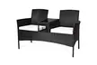 Rattan-Effect One-Piece Furniture Set with Cushioned Seats - Second Medium