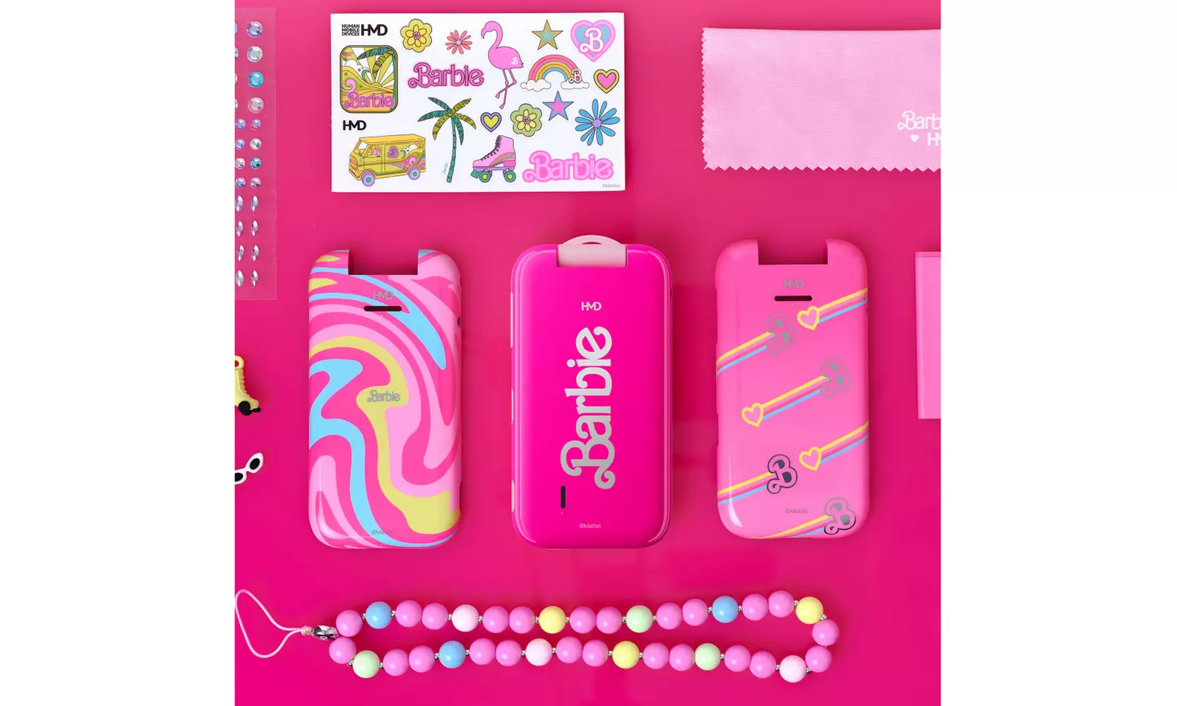 HMD Barbie TA-1420 4GB GSM Unlocked Phone - Power Pink - New