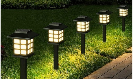 12 Pack Solar Garden Lights Outdoor Landscape LED Light Pathway Yard