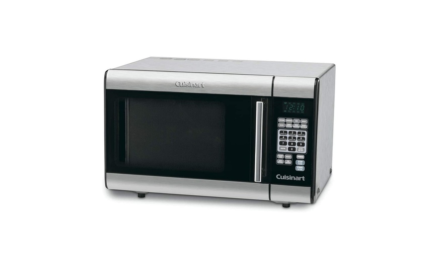 sleek microwave oven