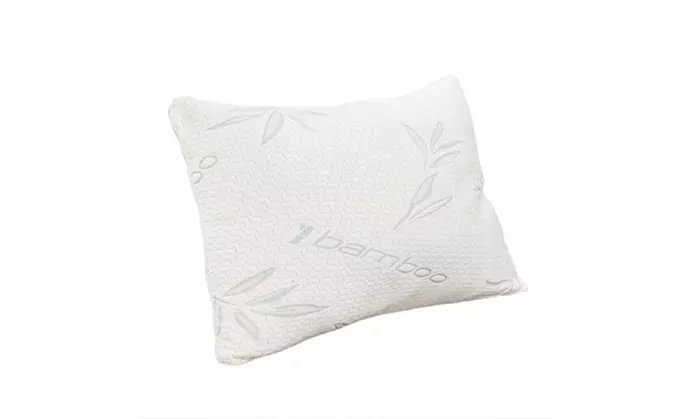  1/2 Pack Queen Bamboo Hypoallergenic Memory Foam Pillow - Second Medium