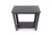 Simple Two-layer Bedside Cabinet Coffee Table Brown - Second Medium