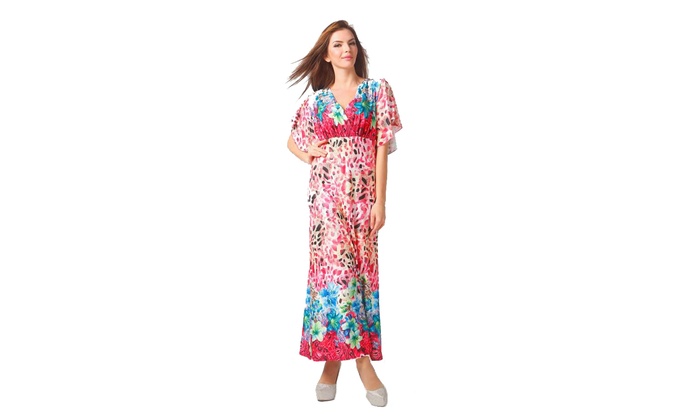 plus size butterfly dress