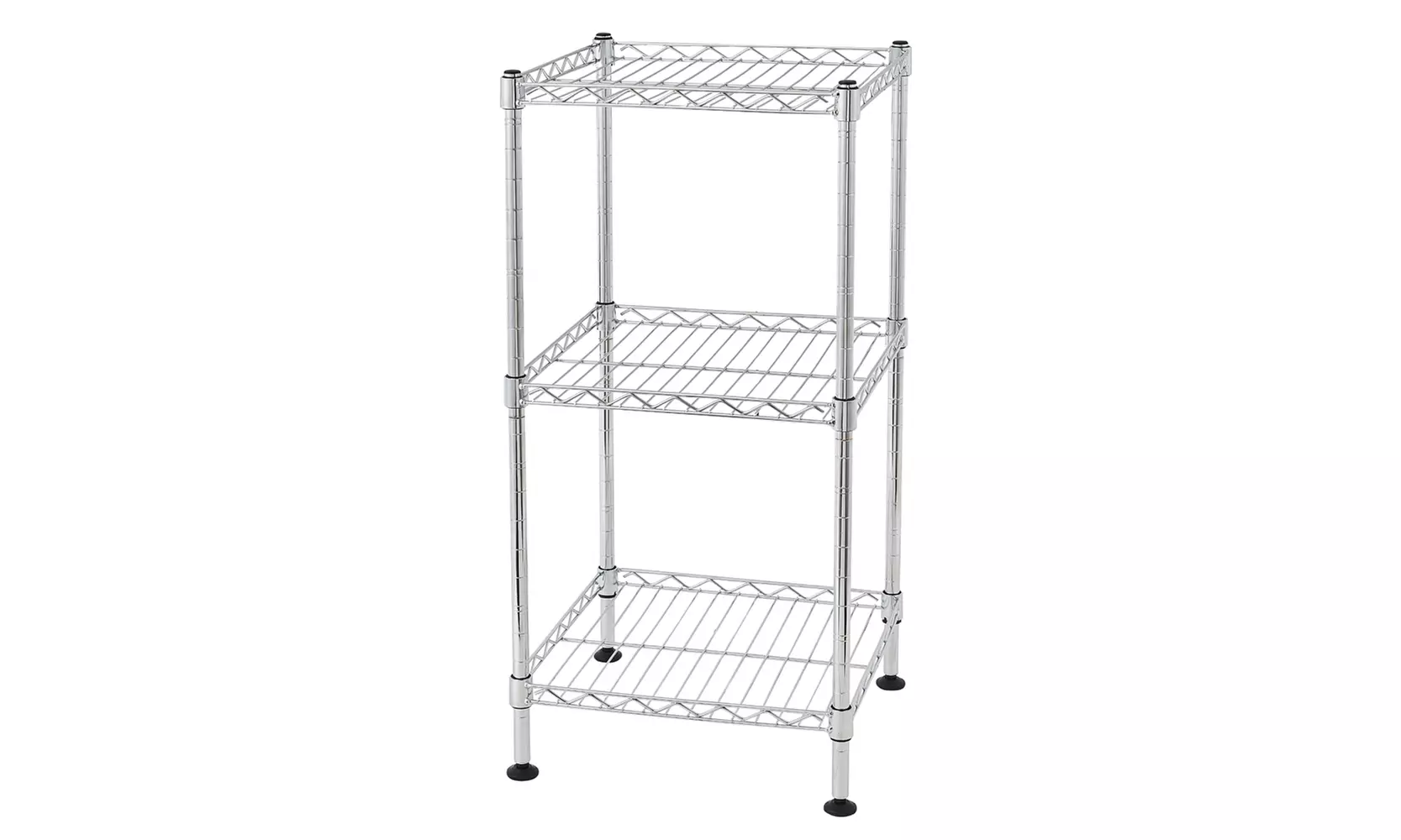3 Tier Storage Shelves Metal Wire Shelving Unit Kitchen Cart - Second Medium