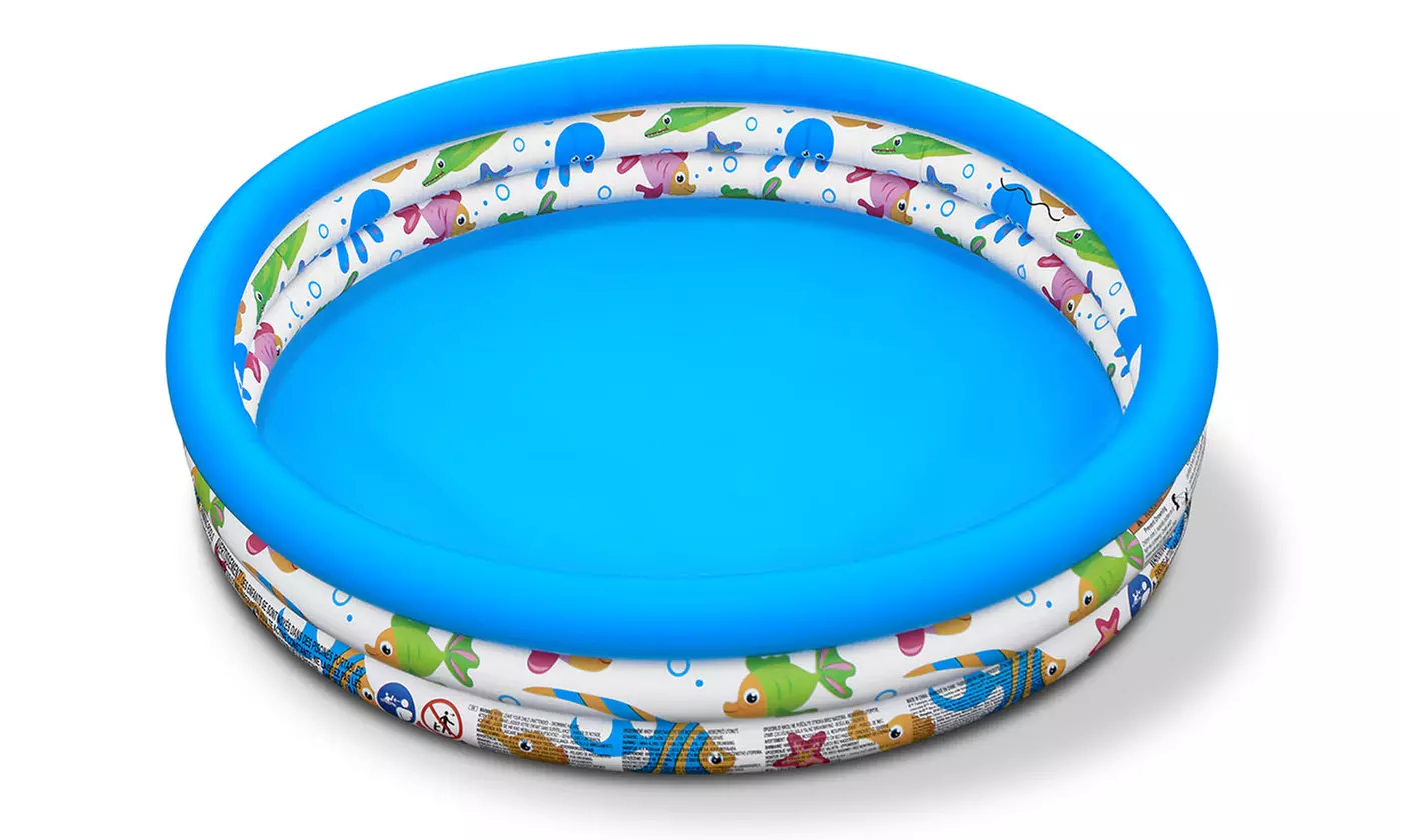 Bestway Inflatable Swimming Pool Blowup Family Pool - 48" x 48" x 10" - Second Medium