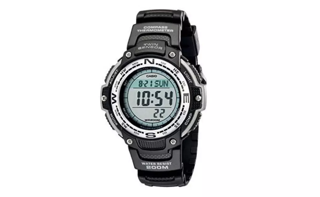 Casio SGW-100-1V Men's Twin Sensor Digital Black Watch - Primary Image