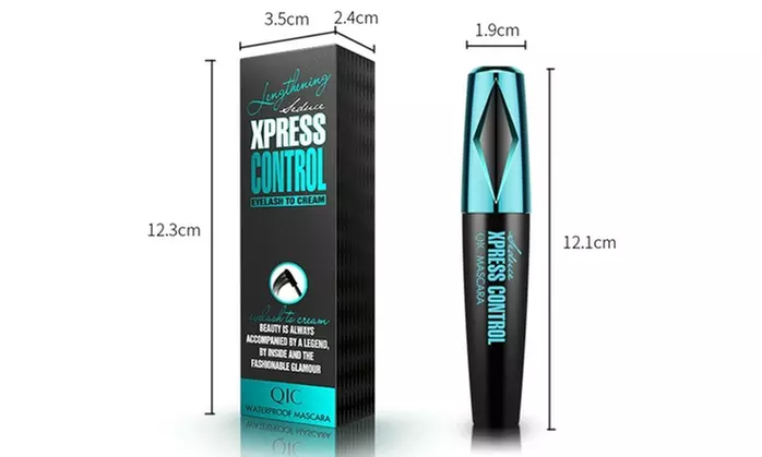 4D Silk Fiber Eyelash Mascara Extension Black Waterproof  Eyelashes - Second Medium