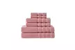 Classic Turkish Towels Genuine Cotton Soft Absorbent Premium Antalya 6 Piece Set - Second Medium