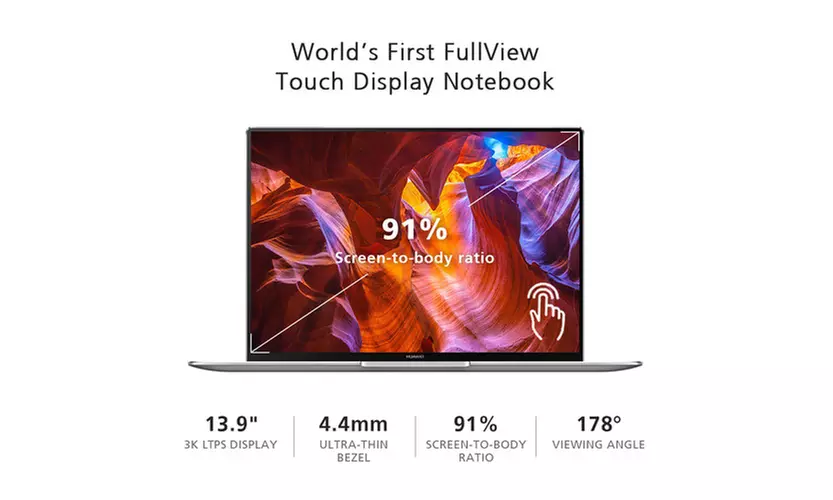 Huawei Matebook X Pro 1.8 GHz 16GB 13.9" 512GB SSD (Refurbished A Grade) - Second Medium