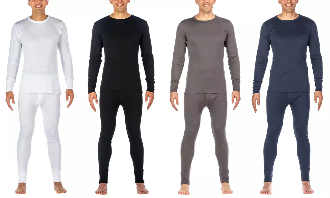Men's 'Soft Comfort' Premium Thermal Base Layer Set (2-Piece) - Primary Image