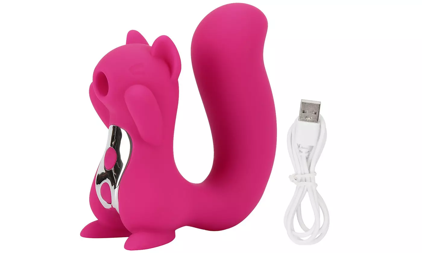 Squirrel Sucking Vibrator Clit Sucker Dildo G Spot Massager Sex Toy