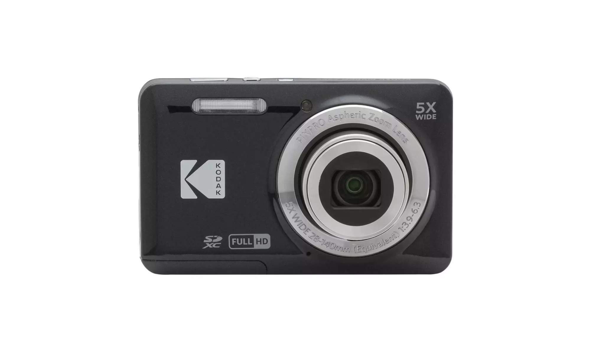 Kodak PIXPRO Friendly Zoom FZ55 Digital Camera (Black) - Primary Image