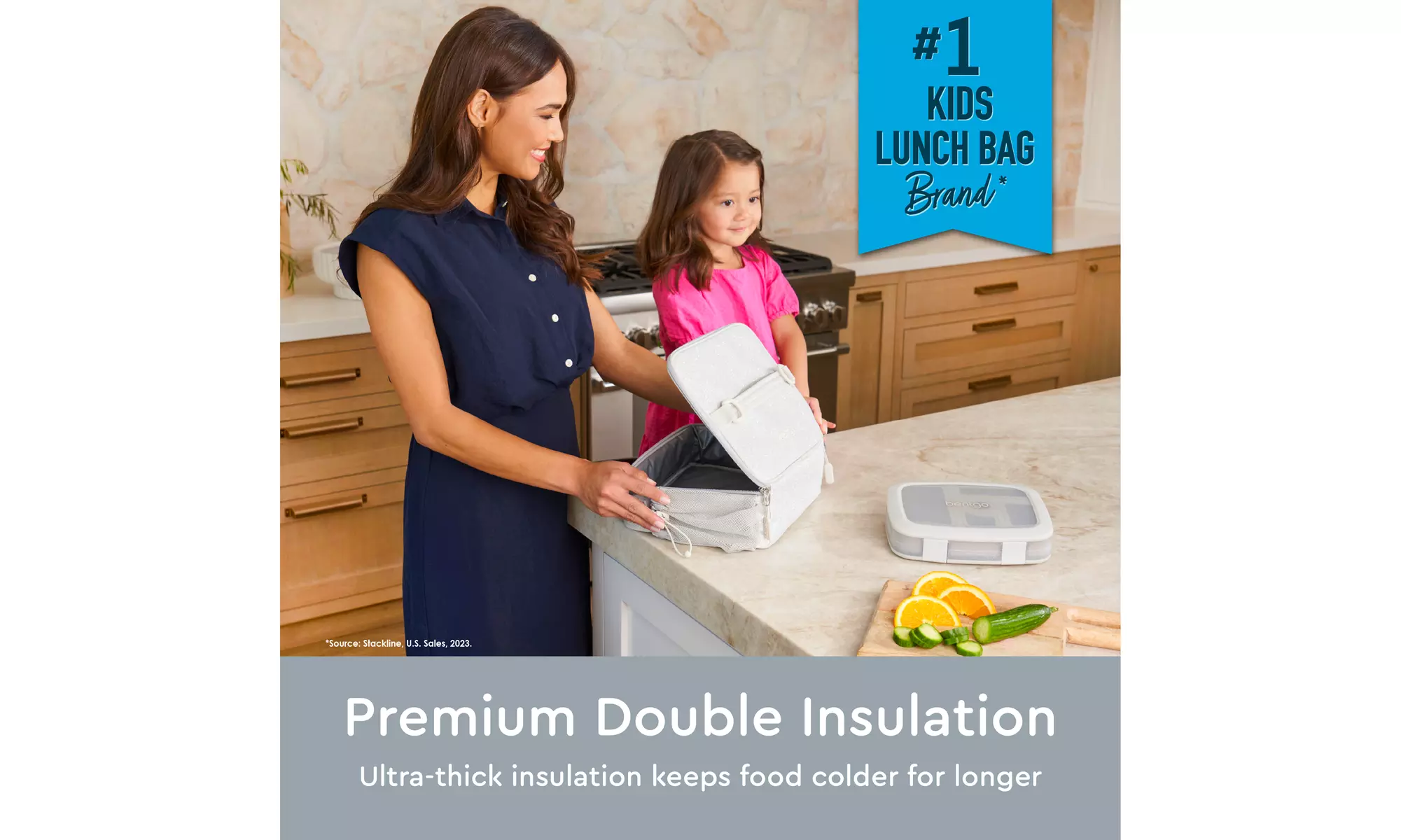 Bentgo Kids Lunch Bag - Durable and Double Insulated