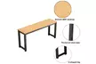 Computer Table Laptop Home Office Desk Simple Workstation - Second Medium