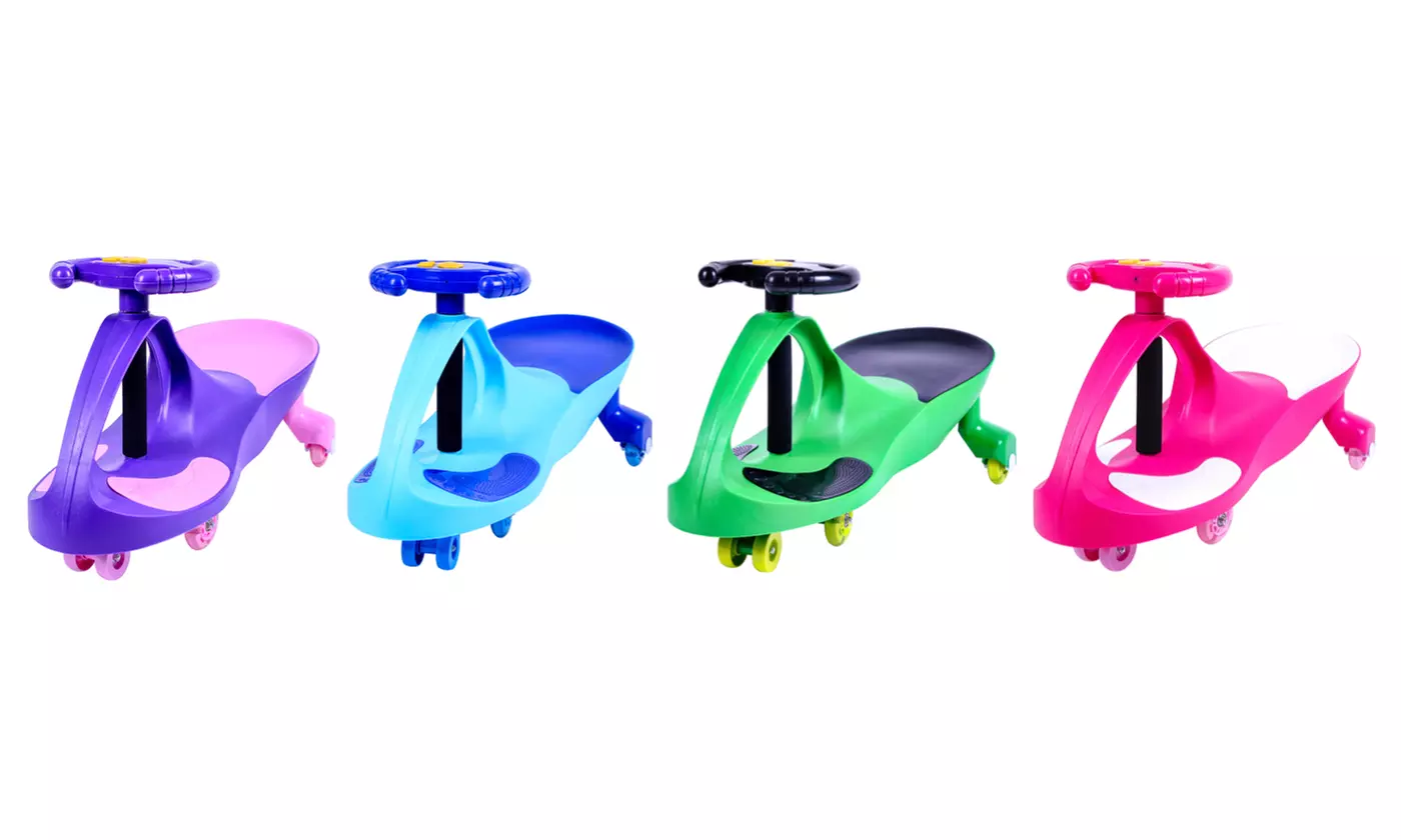 Joybay Deluxe Voice Recorder Swing Car Ride on Toy with LED-Wheels - Primary Image
