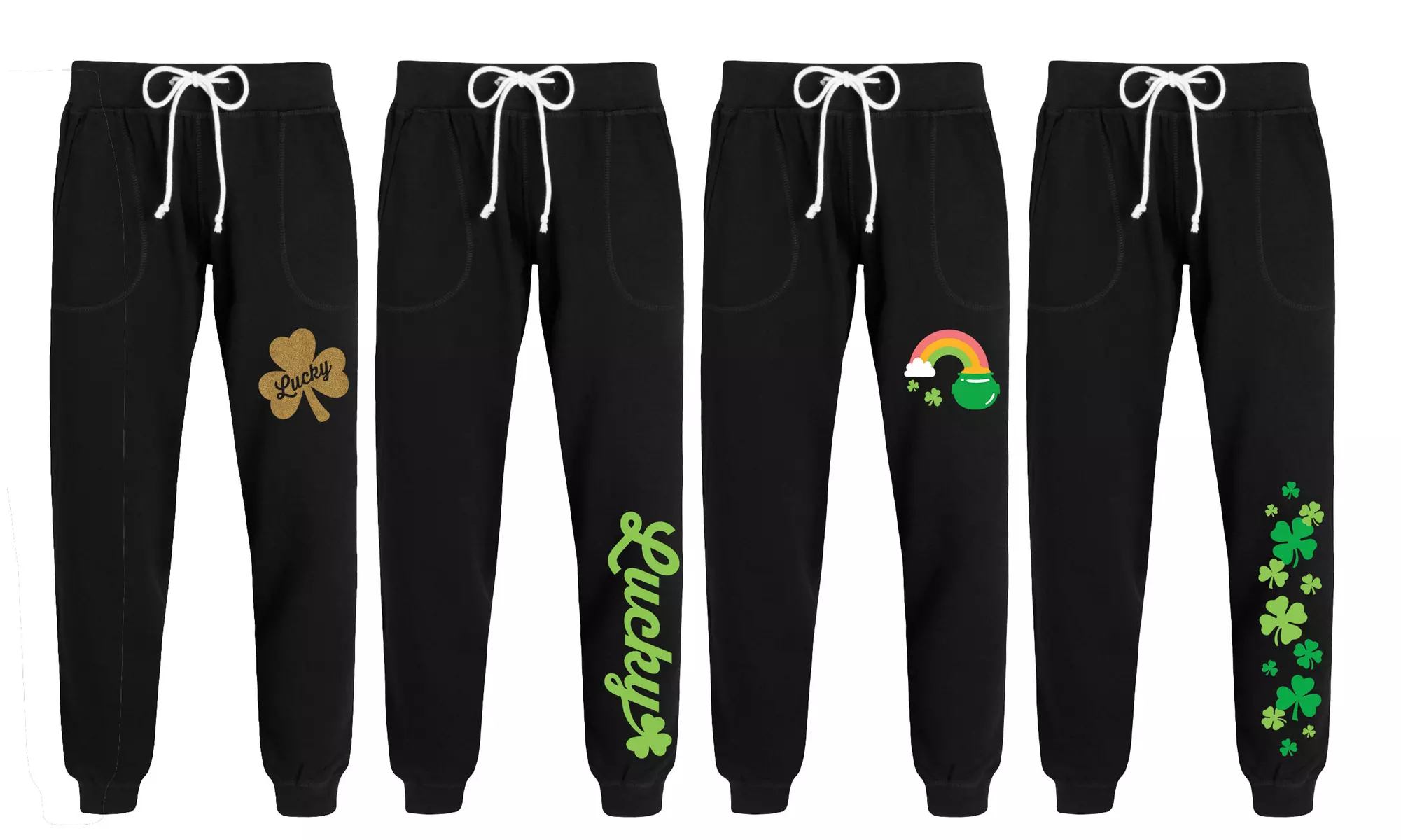 Instant Message: St Patrick's Day Fun Joggers - Primary Image