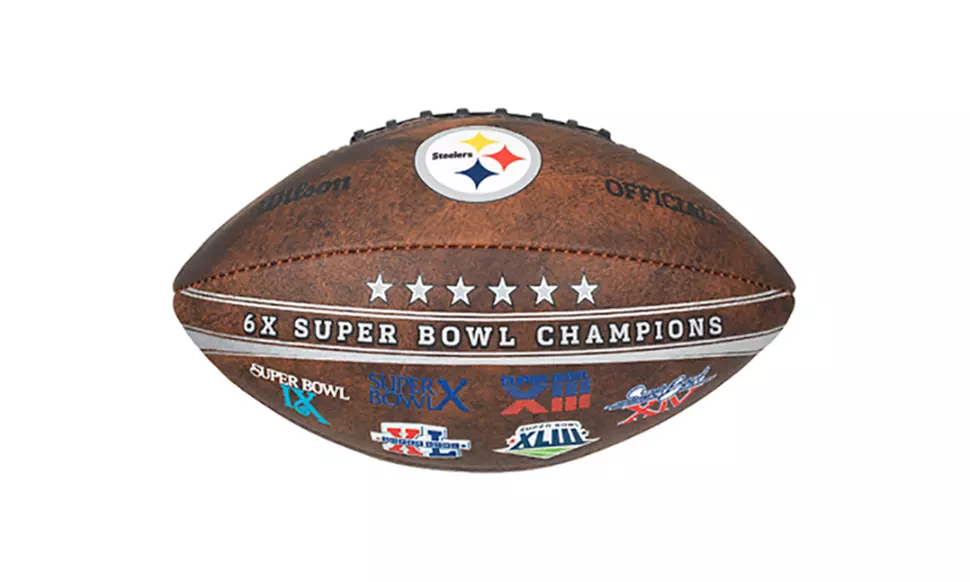 Wilson NFL 9-inch Commemorative Throwback Football - Primary Image