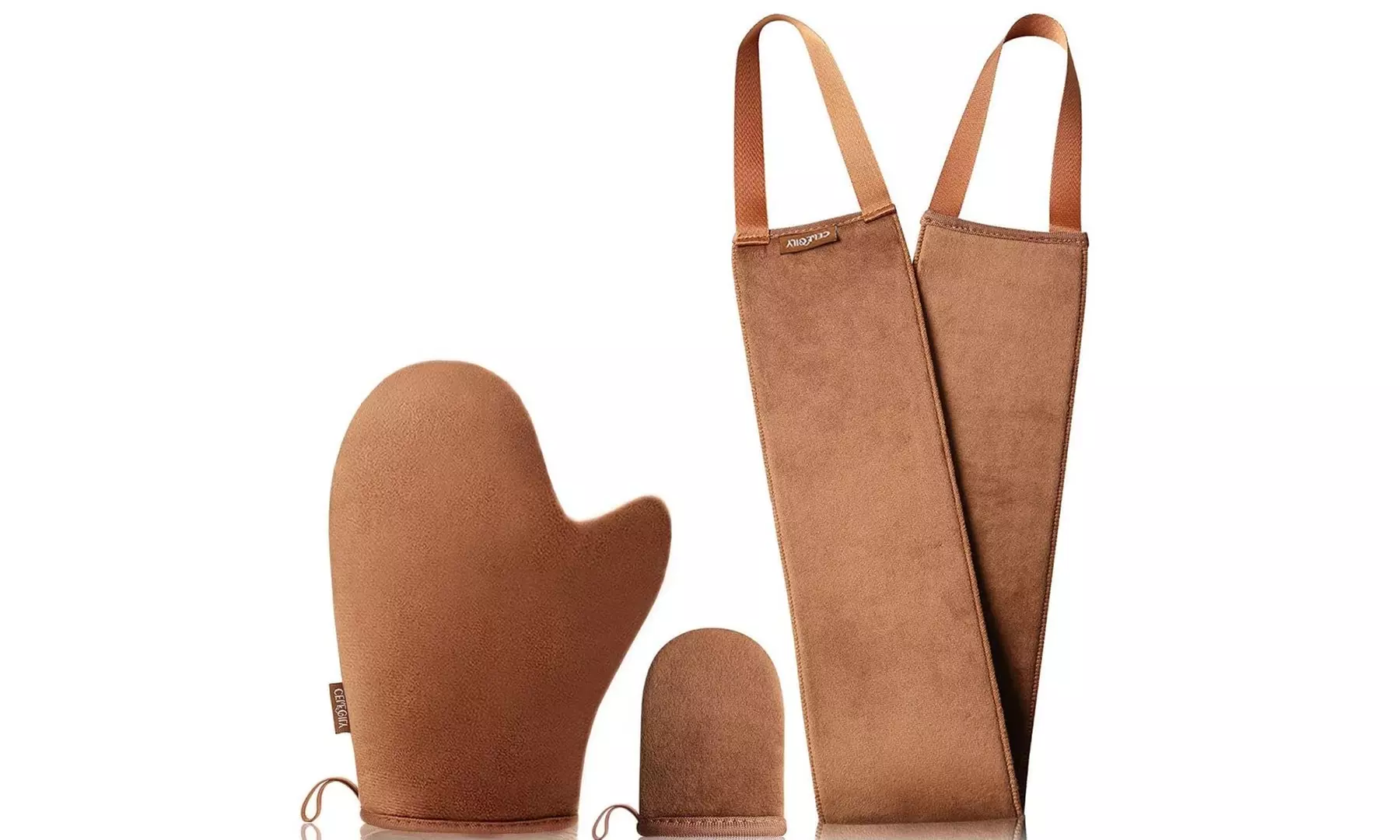 CeleCily Self Tanning Mitt Applicator - 3 in 1 Tanning Mitts Self Tanner - Primary Image