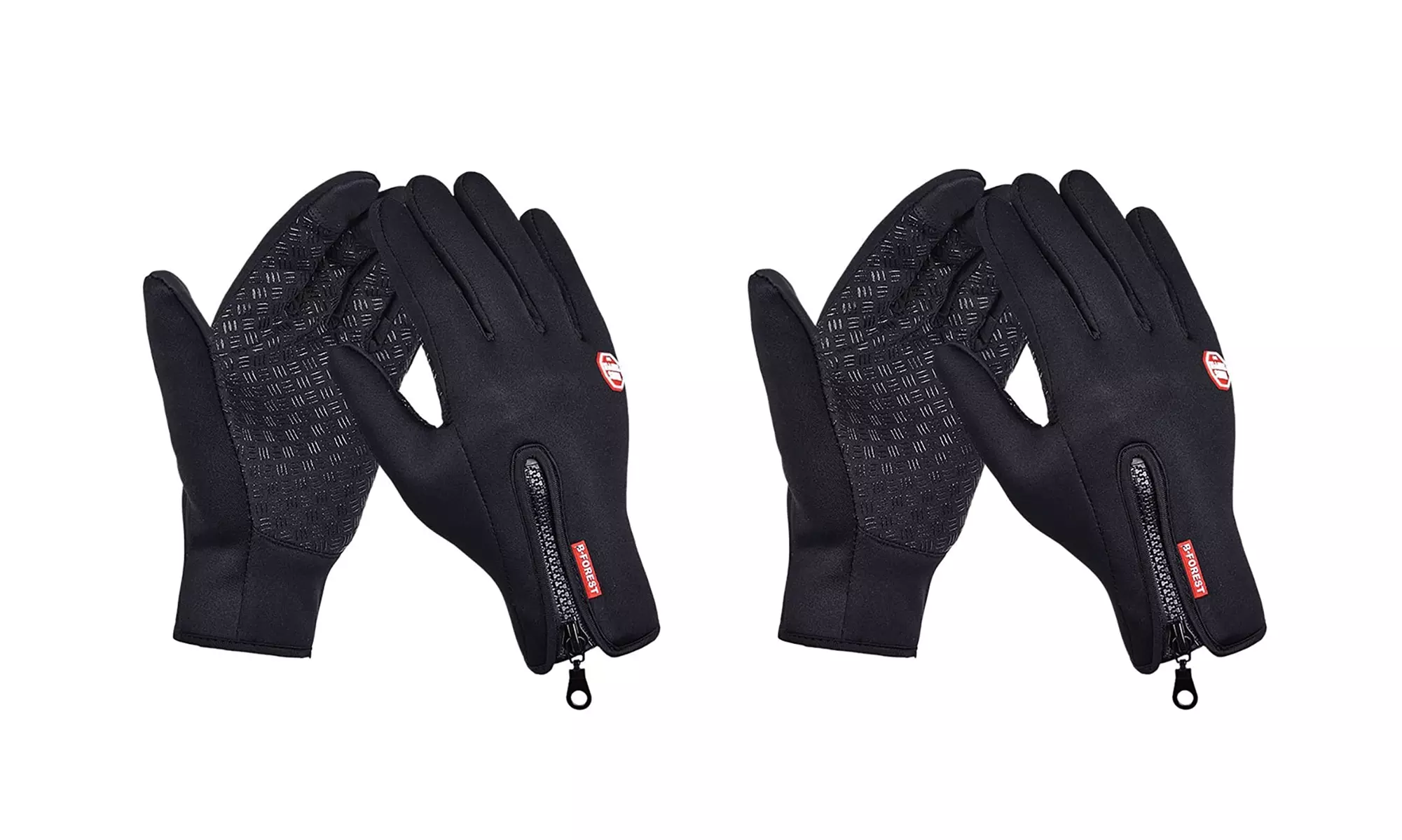 2 Pair Winter Touch Screen Warm Gloves Thermal Windproof and Waterproof Gloves