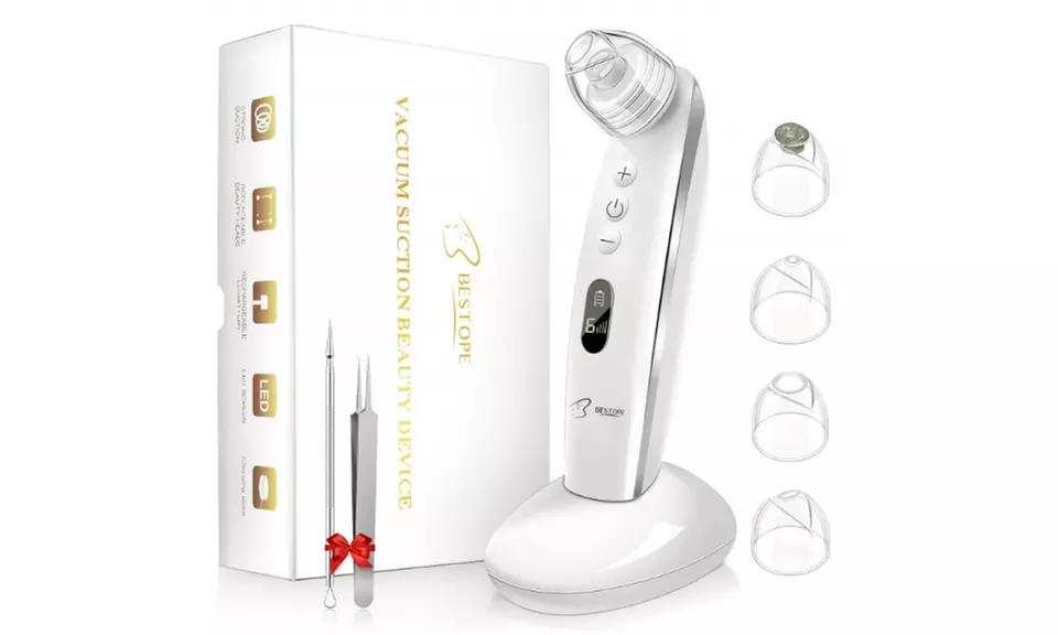 BESTOPE Blackhead Remover Pore Vacuum - Wireless Charging Electric Pore Cleaner - Primary Image