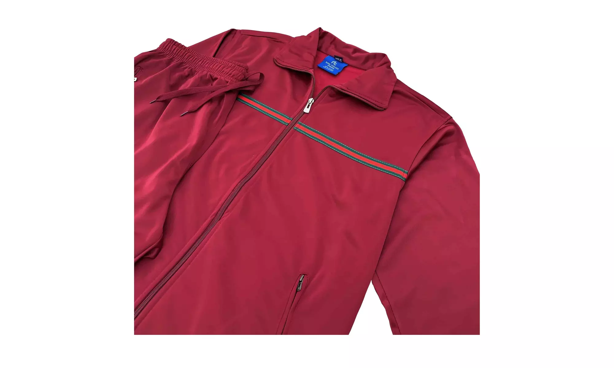 Men's Tracksuit Reefing Spring Active Jogger Tracksuit 2 Piece Matching Set