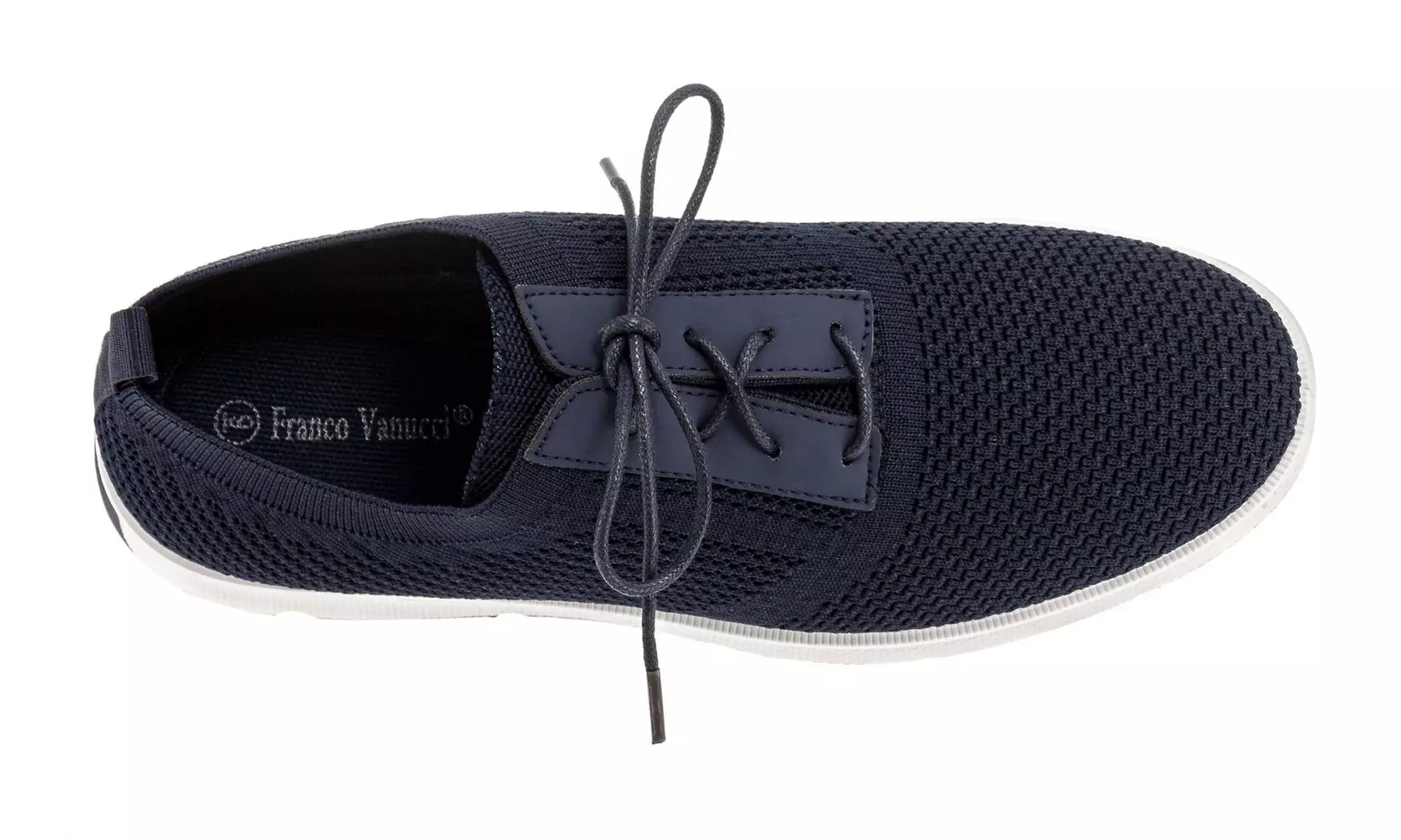 Franco Vanucci Men's Lace-up Knit Oxford Shoes