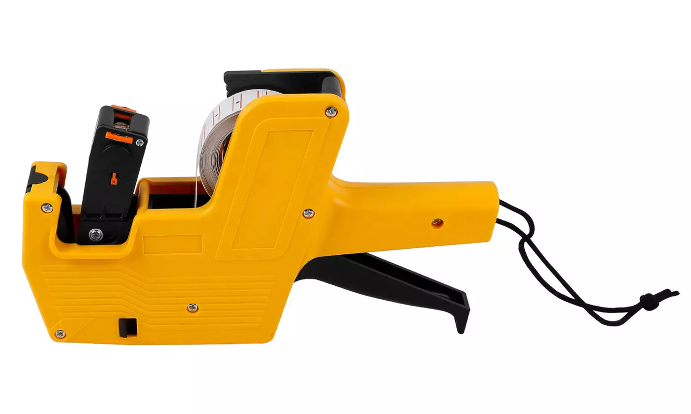 iMounTEK MX-5500 8-Digits Price Tag Gun Labeler w/ Sticker Labels & Refill Ink 