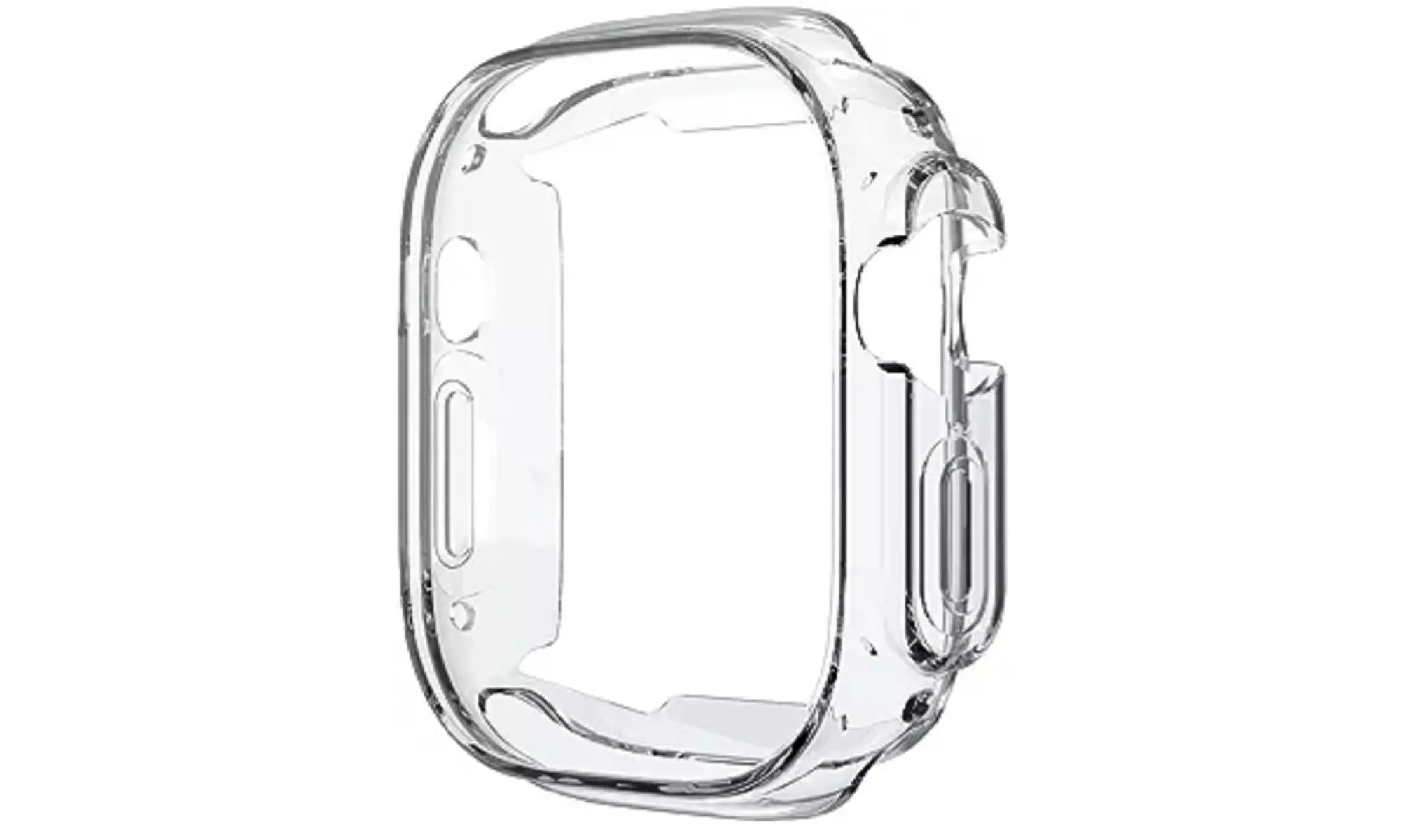 Crystal Clear Gel Transparent Bumper Case for Apple Watch